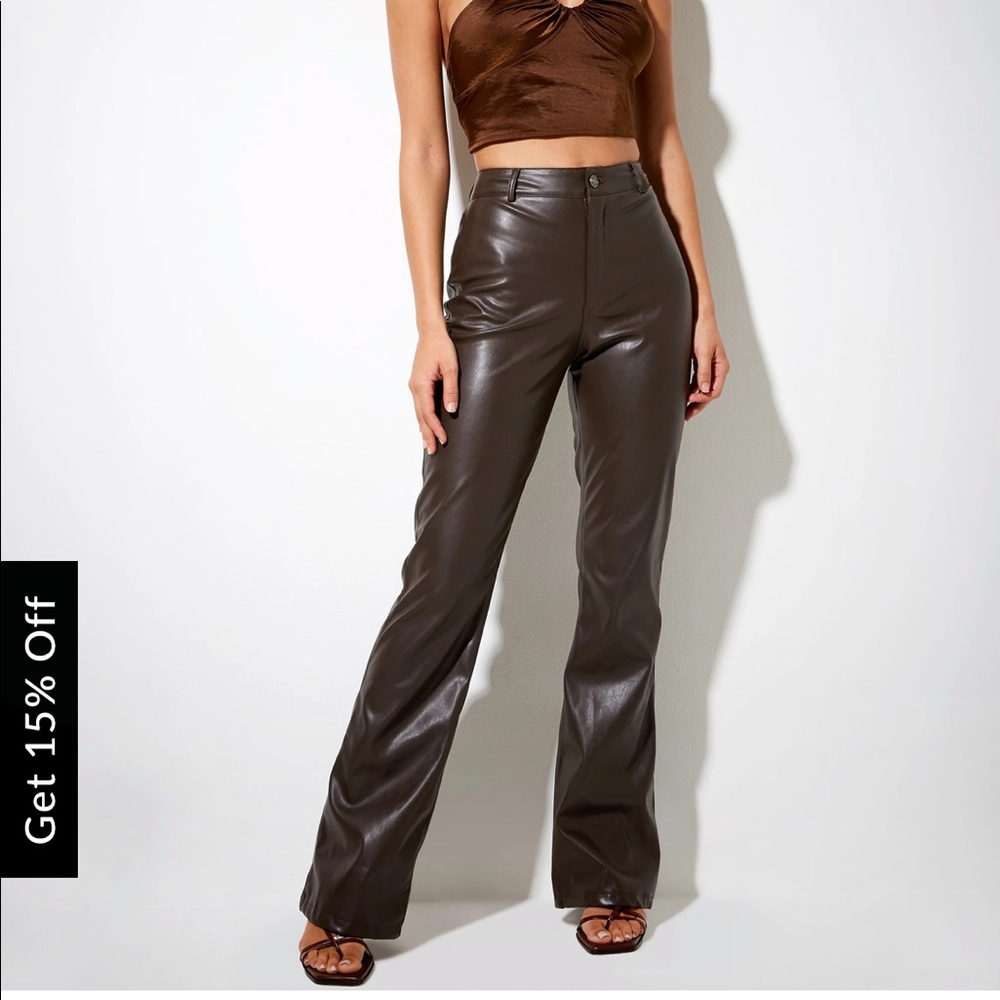 Brown Leather Pants MOTELROCKS